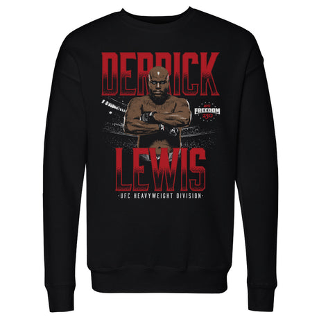 Derrick Lewis Men's Crewneck Sweatshirt | 500 LEVEL