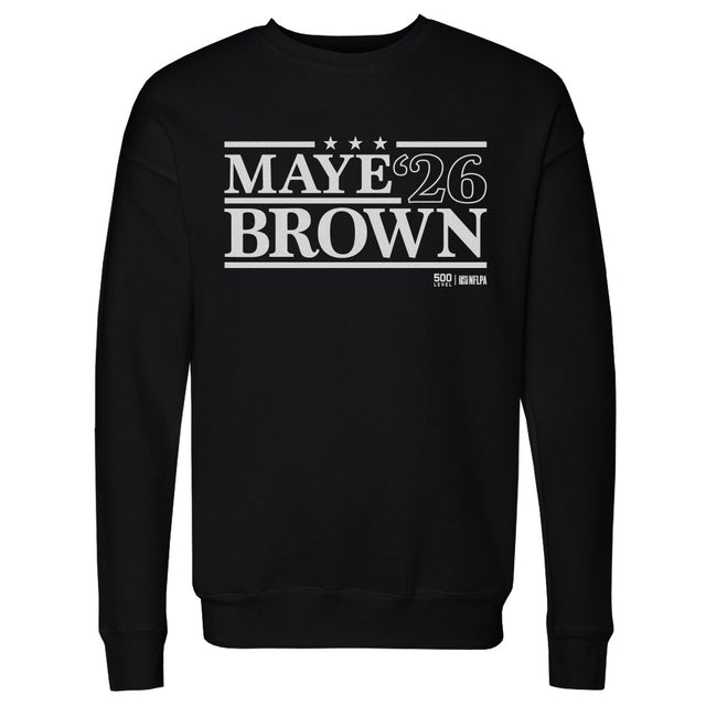 Drake Maye Men's Crewneck Sweatshirt | 500 LEVEL