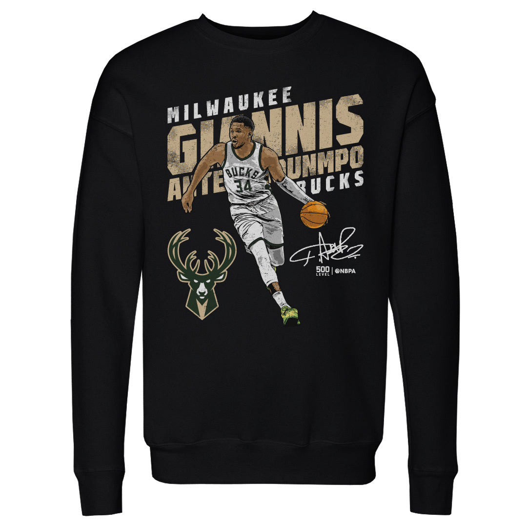 Giannis Antetokounmpo Men's Crewneck Sweatshirt | 500 LEVEL