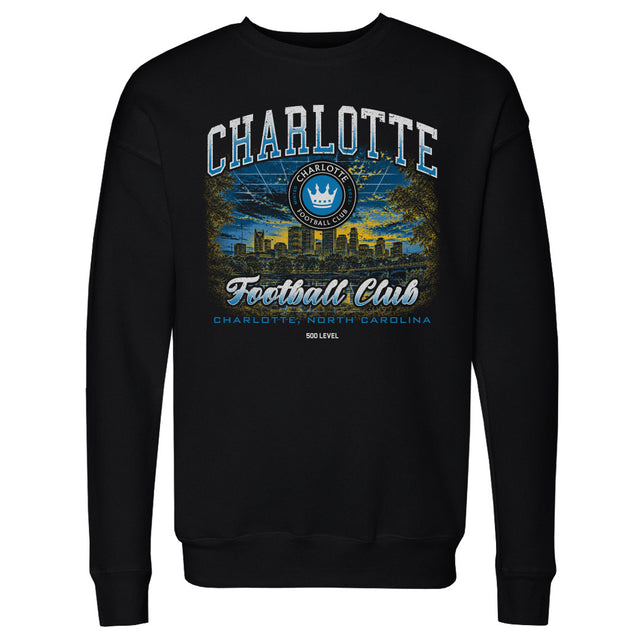 Charlotte FC Men's Crewneck Sweatshirt | 500 LEVEL