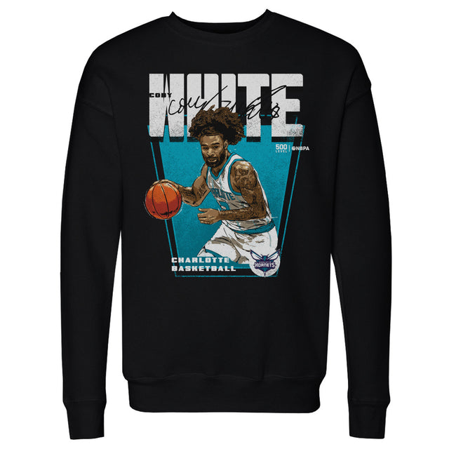 Coby White Men's Crewneck Sweatshirt | 500 LEVEL