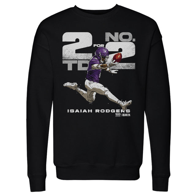 Isaiah Rodgers Men's Crewneck Sweatshirt | 500 LEVEL