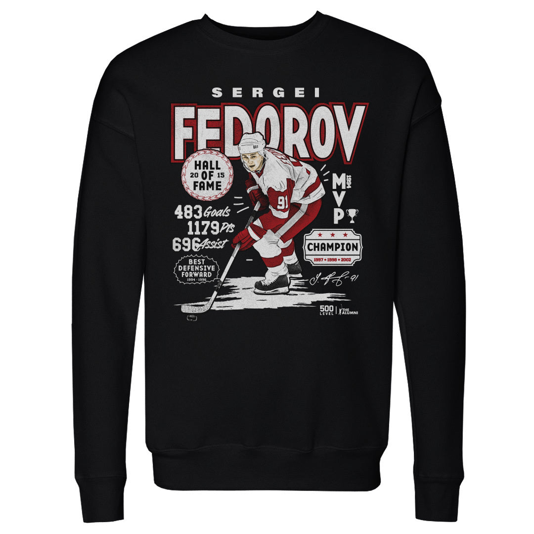 Sergei Fedorov Men's Crewneck Sweatshirt | 500 LEVEL