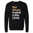 New Orleans Football Men's Crewneck Sweatshirt | 500 LEVEL