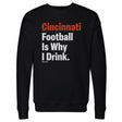 Cincinnati Football Men's Crewneck Sweatshirt | 500 LEVEL