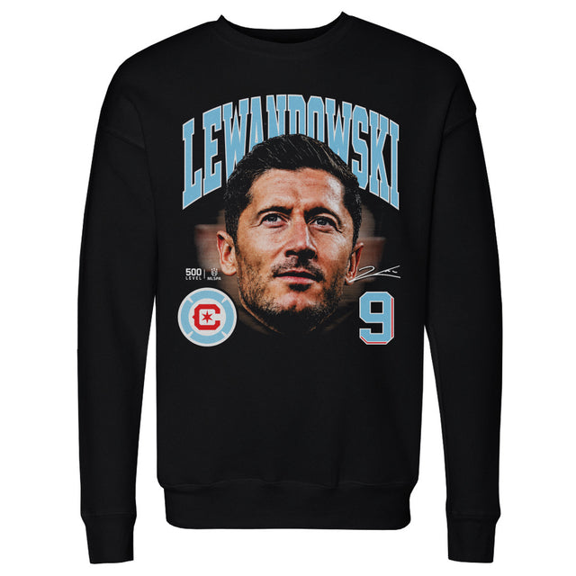 Robert Lewandowski Men's Crewneck Sweatshirt | 500 LEVEL