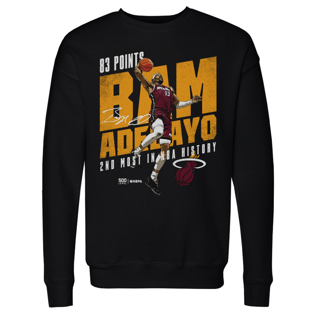Bam Adebayo Men's Crewneck Sweatshirt | 500 LEVEL