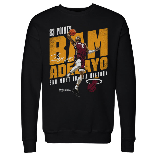 Bam Adebayo Men's Crewneck Sweatshirt | 500 LEVEL