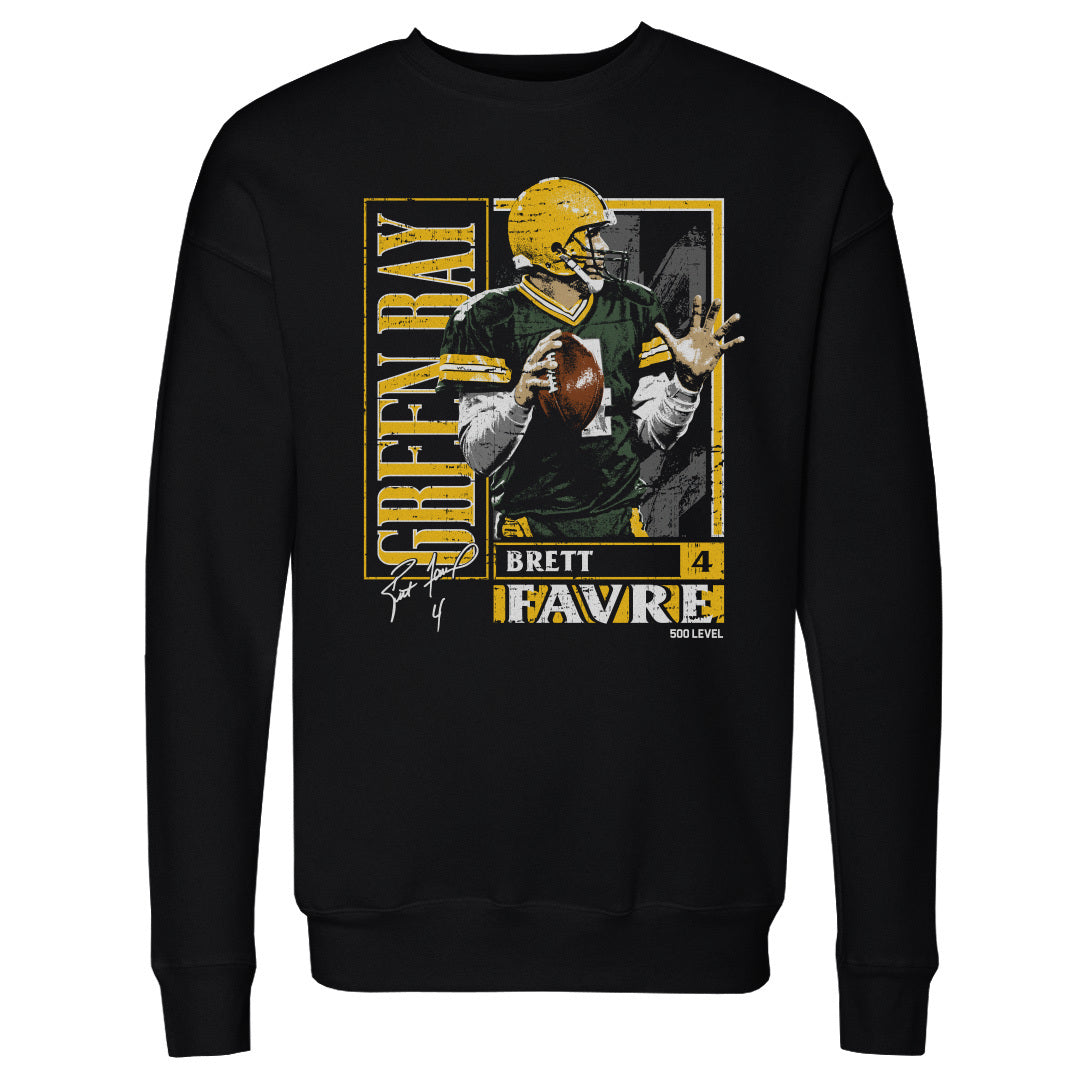 Brett Favre Men's Crewneck Sweatshirt | 500 LEVEL