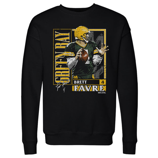 Brett Favre Men's Crewneck Sweatshirt | 500 LEVEL