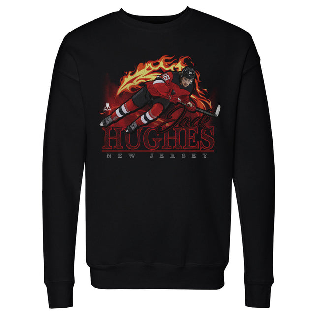 Jack Hughes Men's Crewneck Sweatshirt | 500 LEVEL