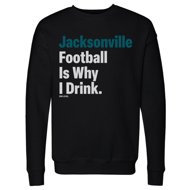 Jacksonville Football Men's Crewneck Sweatshirt | 500 LEVEL