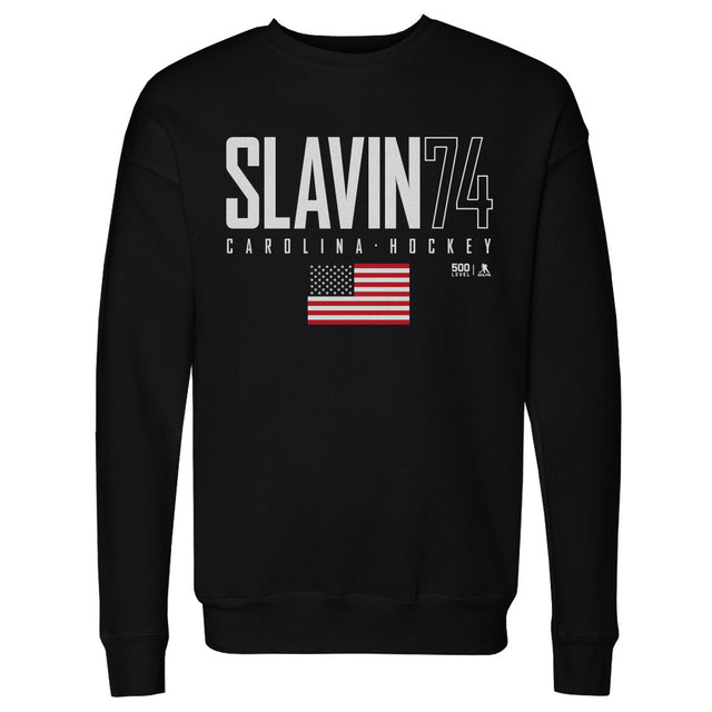 Jaccob Slavin Men's Crewneck Sweatshirt | 500 LEVEL