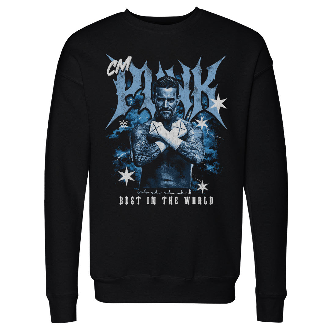 CM Punk Men's Crewneck Sweatshirt | 500 LEVEL