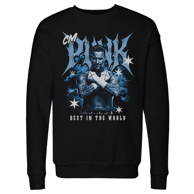 CM Punk Men's Crewneck Sweatshirt | 500 LEVEL