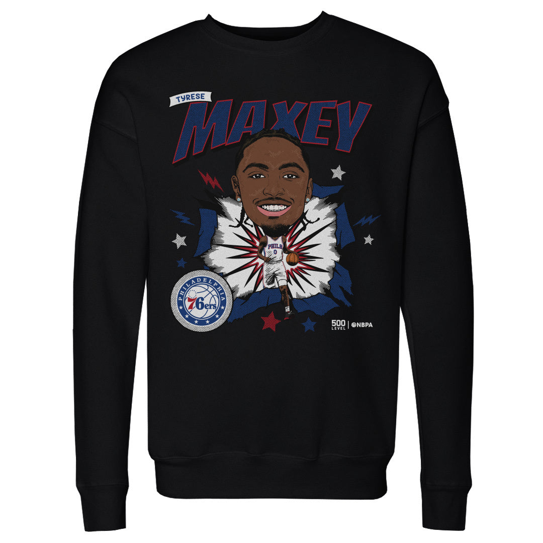 Tyrese Maxey Men's Crewneck Sweatshirt | 500 LEVEL