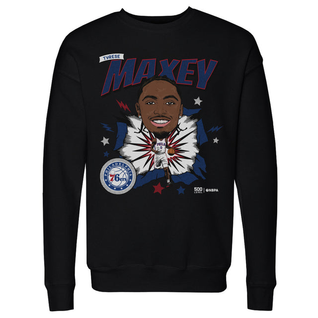 Tyrese Maxey Men's Crewneck Sweatshirt | 500 LEVEL