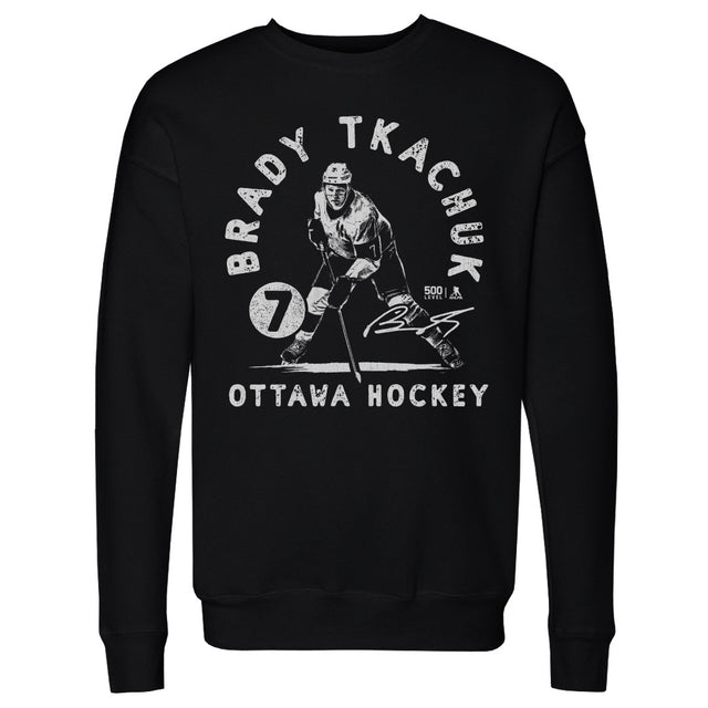 Brady Tkachuk Men's Crewneck Sweatshirt | 500 LEVEL