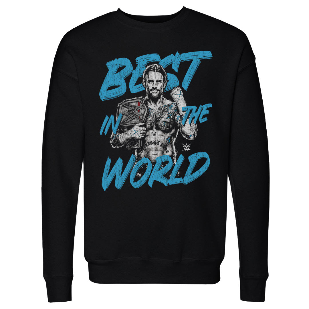 CM Punk Men's Crewneck Sweatshirt | 500 LEVEL