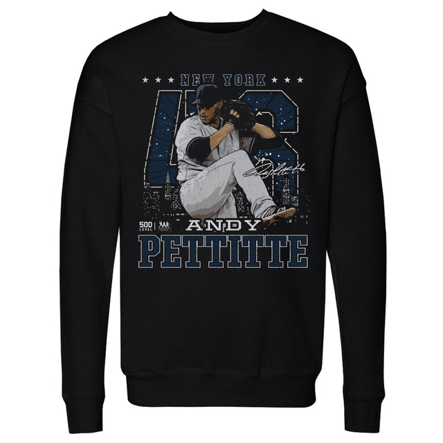 Andy Pettitte Men's Crewneck Sweatshirt | 500 LEVEL