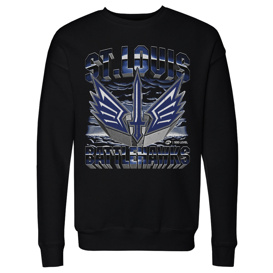 St. Louis Battlehawks Men's Crewneck Sweatshirt | 500 LEVEL