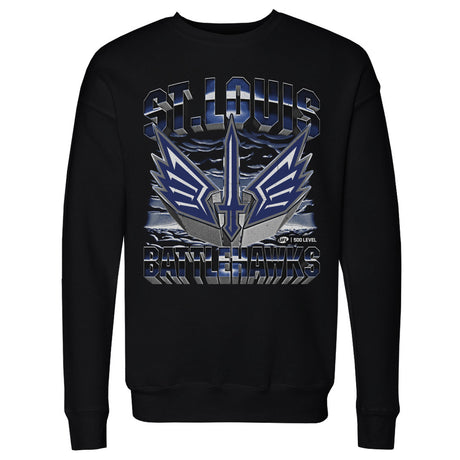 St. Louis Battlehawks Men's Crewneck Sweatshirt | 500 LEVEL