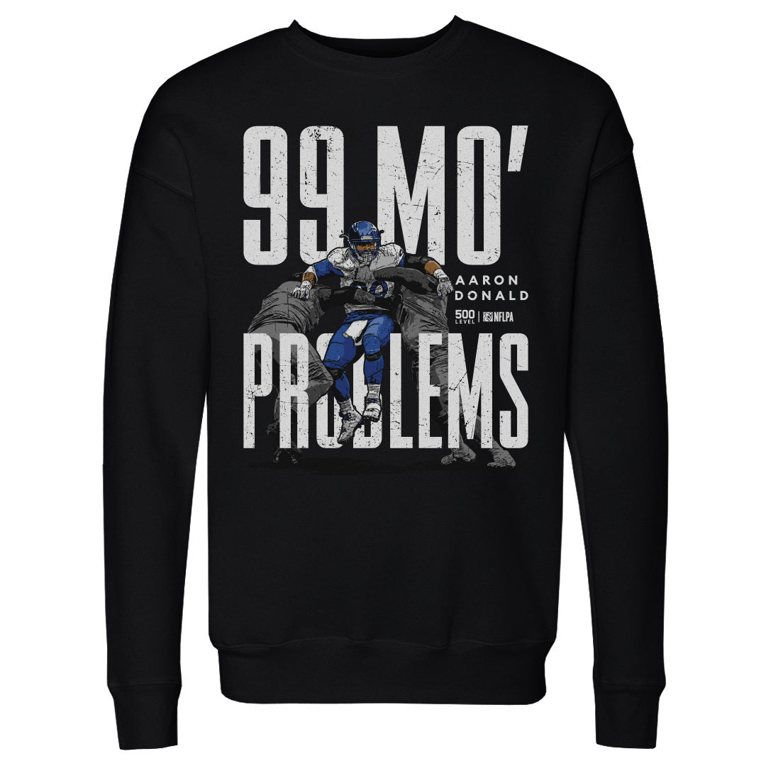Aaron Donald Men's Crewneck Sweatshirt | 500 LEVEL