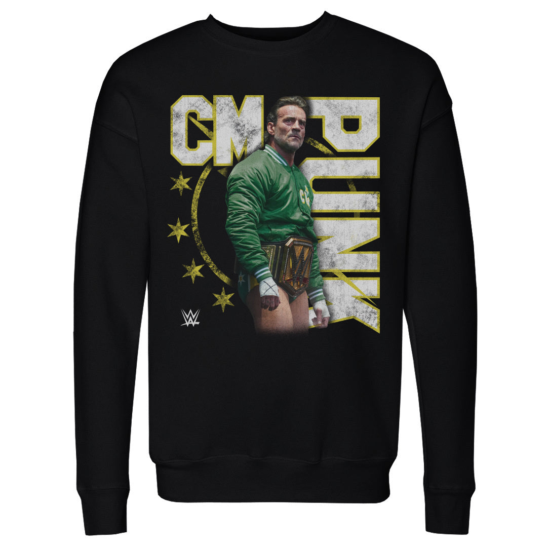 CM Punk Men's Crewneck Sweatshirt | 500 LEVEL