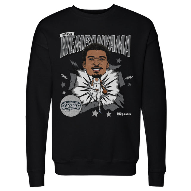 Victor Wembanyama Men's Crewneck Sweatshirt | 500 LEVEL