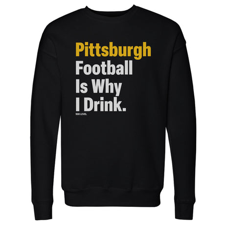 Pittsburgh Football Men's Crewneck Sweatshirt | 500 LEVEL