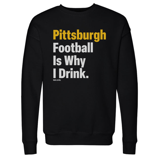 Pittsburgh Football Men's Crewneck Sweatshirt | 500 LEVEL