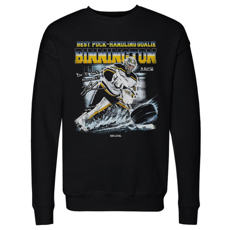Jordan Binnington Men's Crewneck Sweatshirt | 500 LEVEL