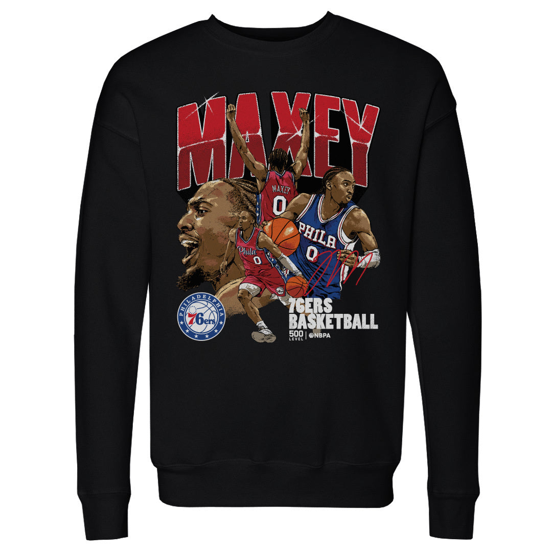 Tyrese Maxey Men's Crewneck Sweatshirt | 500 LEVEL