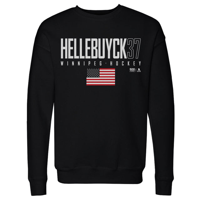 Connor Hellebuyck Men's Crewneck Sweatshirt | 500 LEVEL