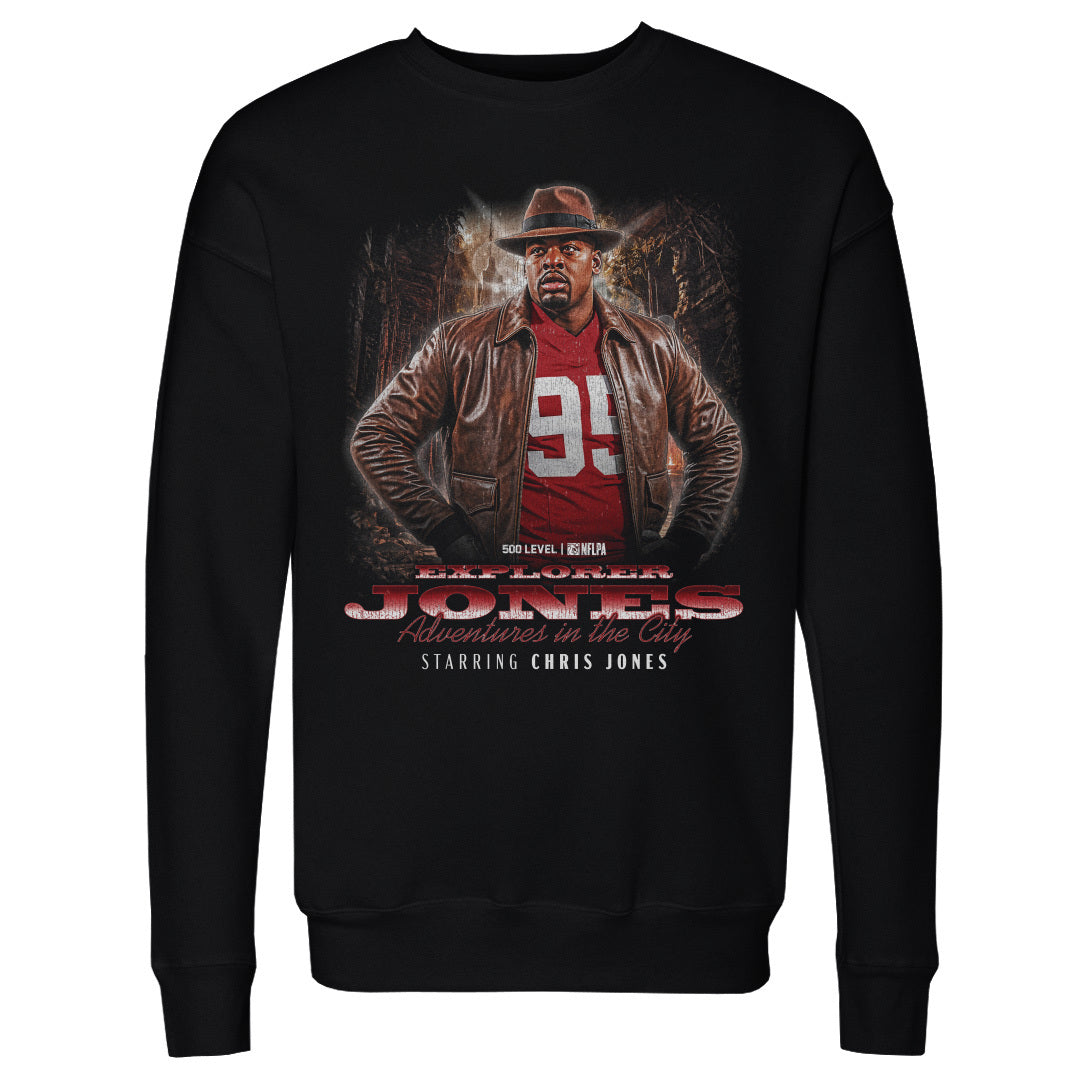Chris Jones Men's Crewneck Sweatshirt | 500 LEVEL