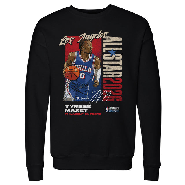 Tyrese Maxey Men's Crewneck Sweatshirt | 500 LEVEL