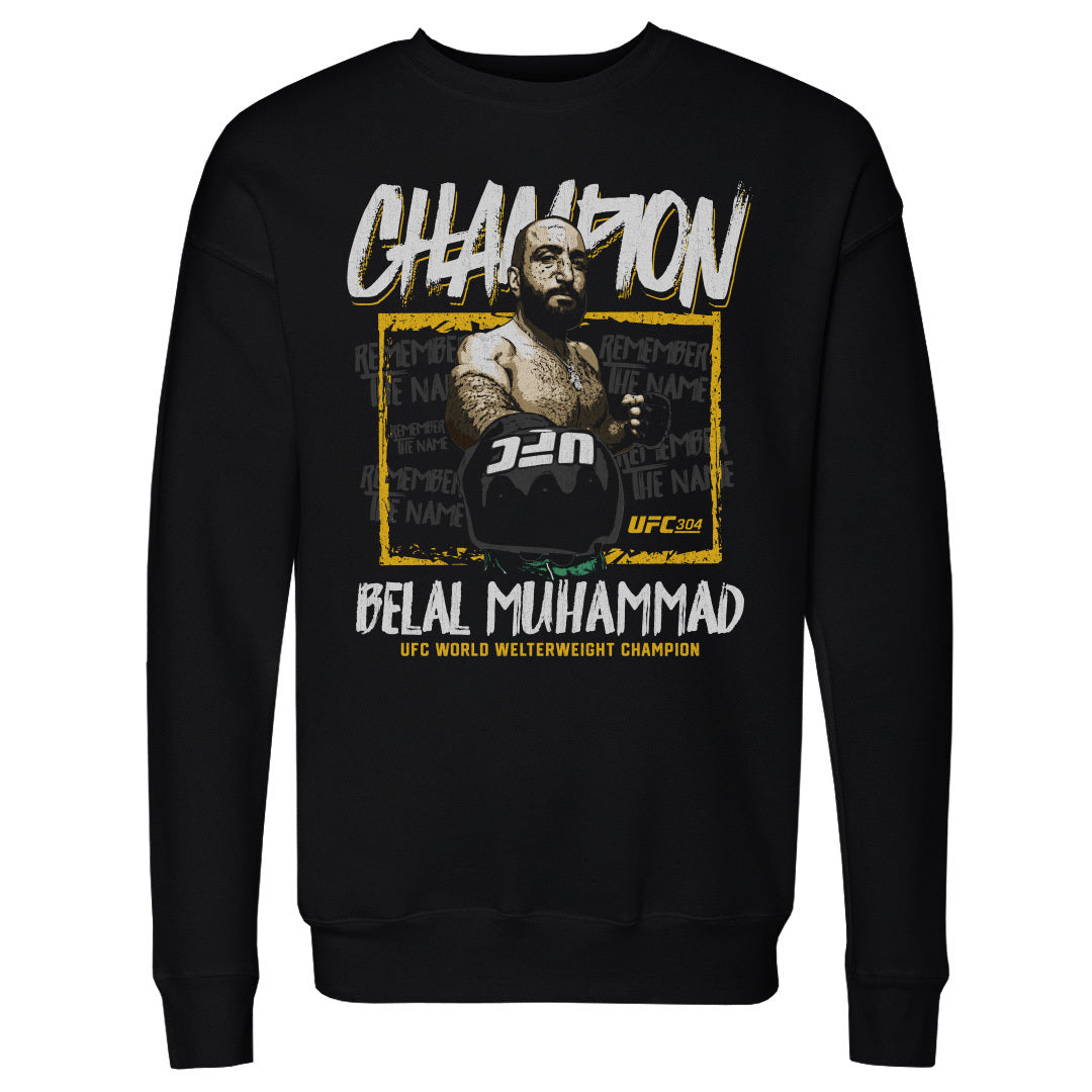 Belal Muhammad Men's Crewneck Sweatshirt | 500 LEVEL