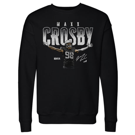 Maxx Crosby Men's Crewneck Sweatshirt | 500 LEVEL