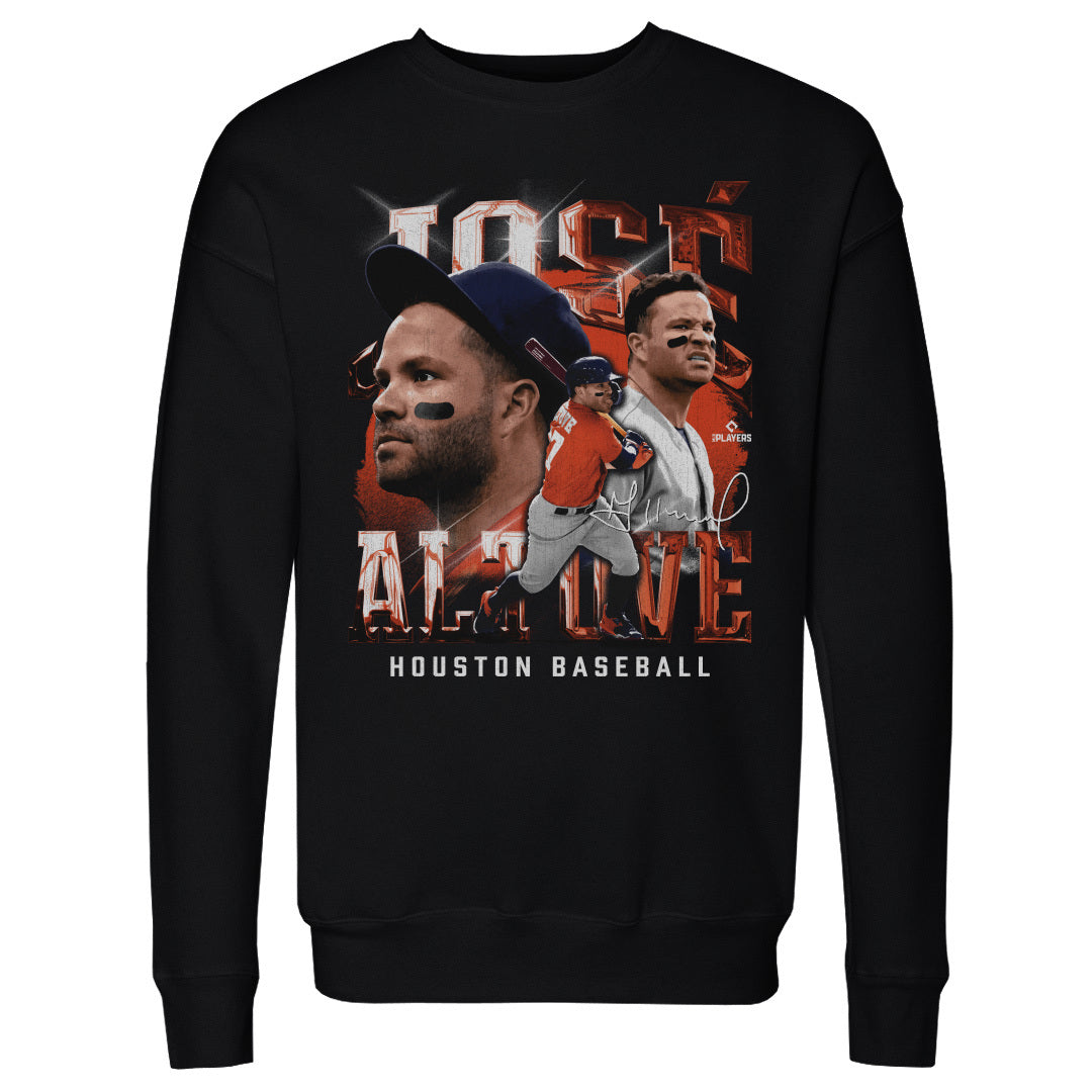 Jose Altuve Men's Crewneck Sweatshirt | 500 LEVEL