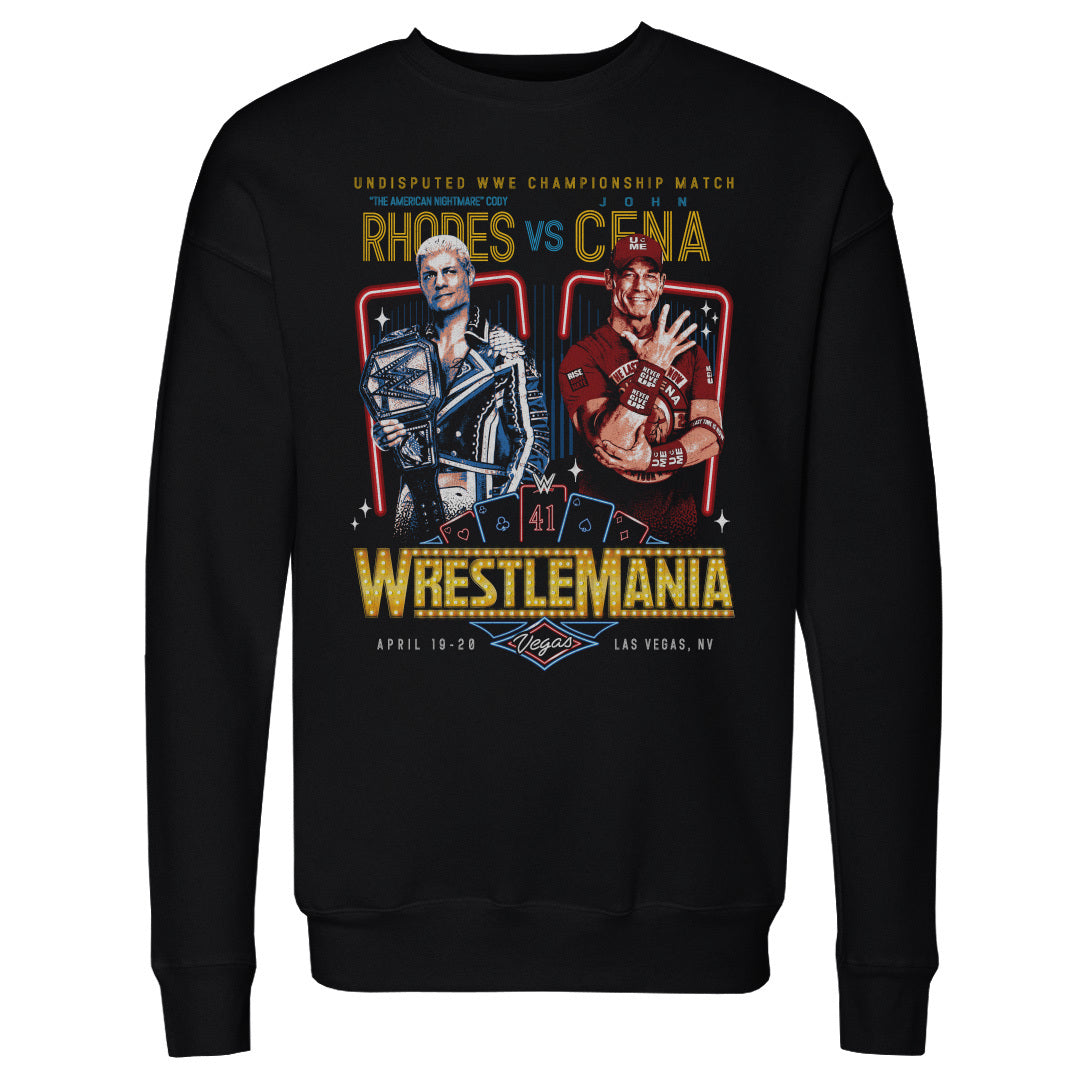 Wrestlemania Men's Crewneck Sweatshirt | 500 LEVEL
