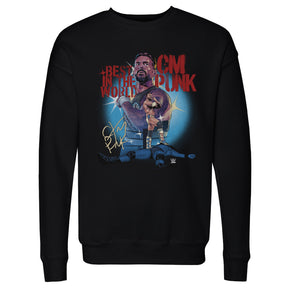 CM Punk Men's Crewneck Sweatshirt | 500 LEVEL