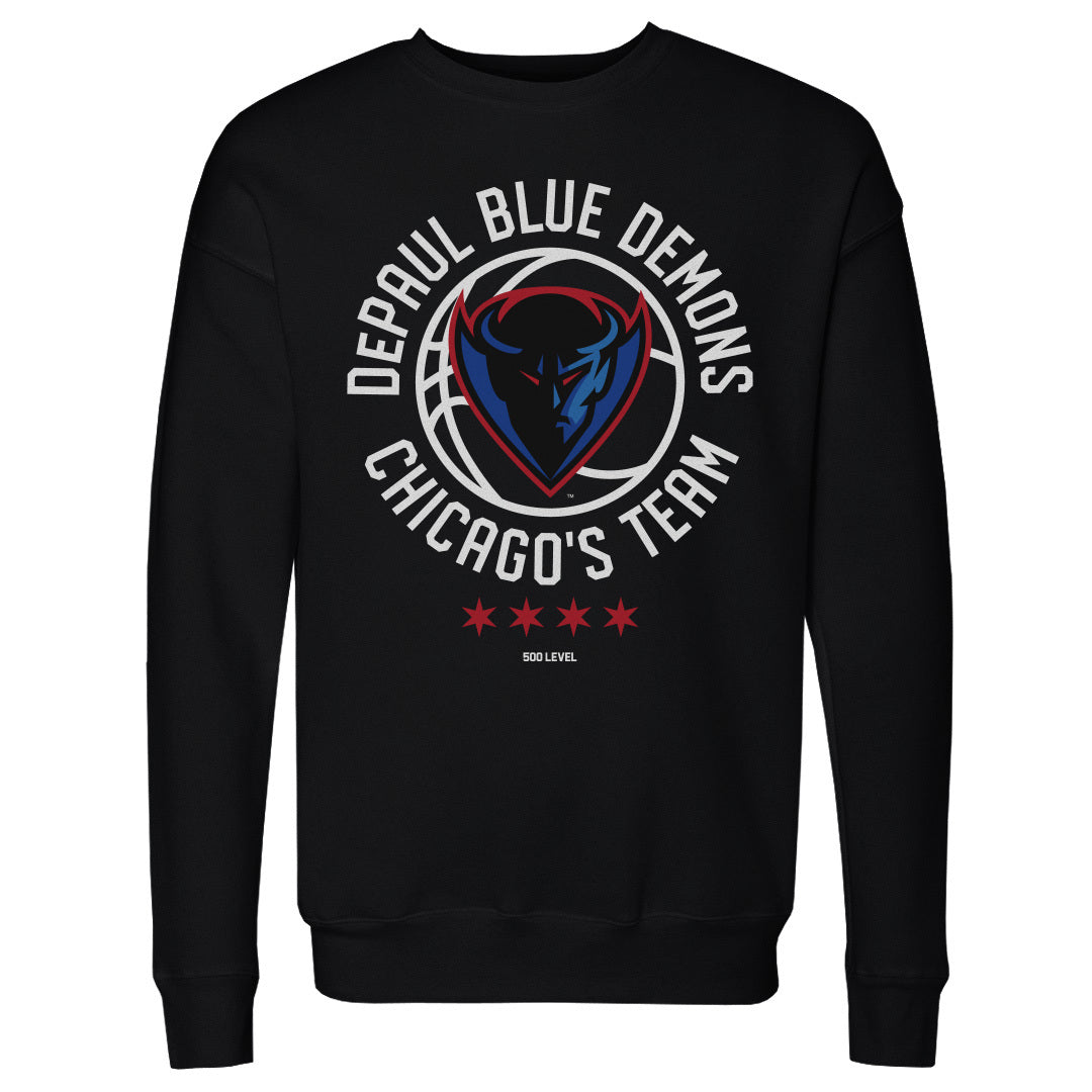 DePaul Blue Demons Men's Crewneck Sweatshirt | 500 LEVEL