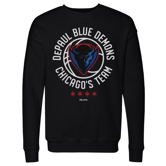 DePaul Blue Demons Men's Crewneck Sweatshirt | 500 LEVEL