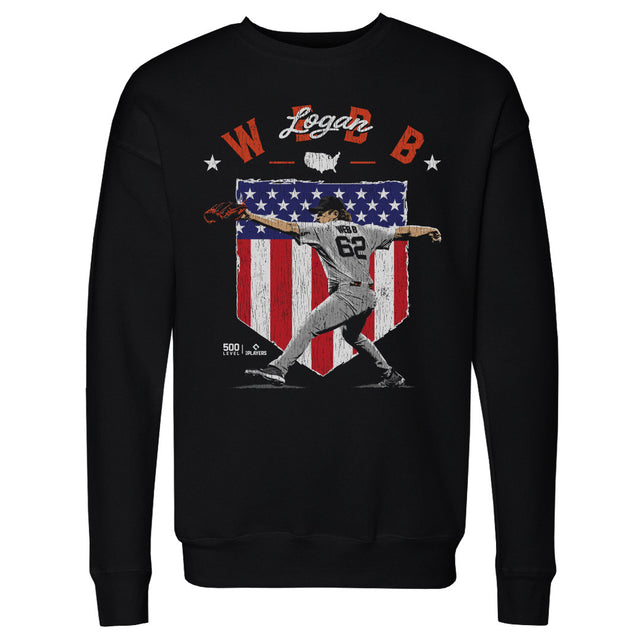 Logan Webb Men's Crewneck Sweatshirt | 500 LEVEL
