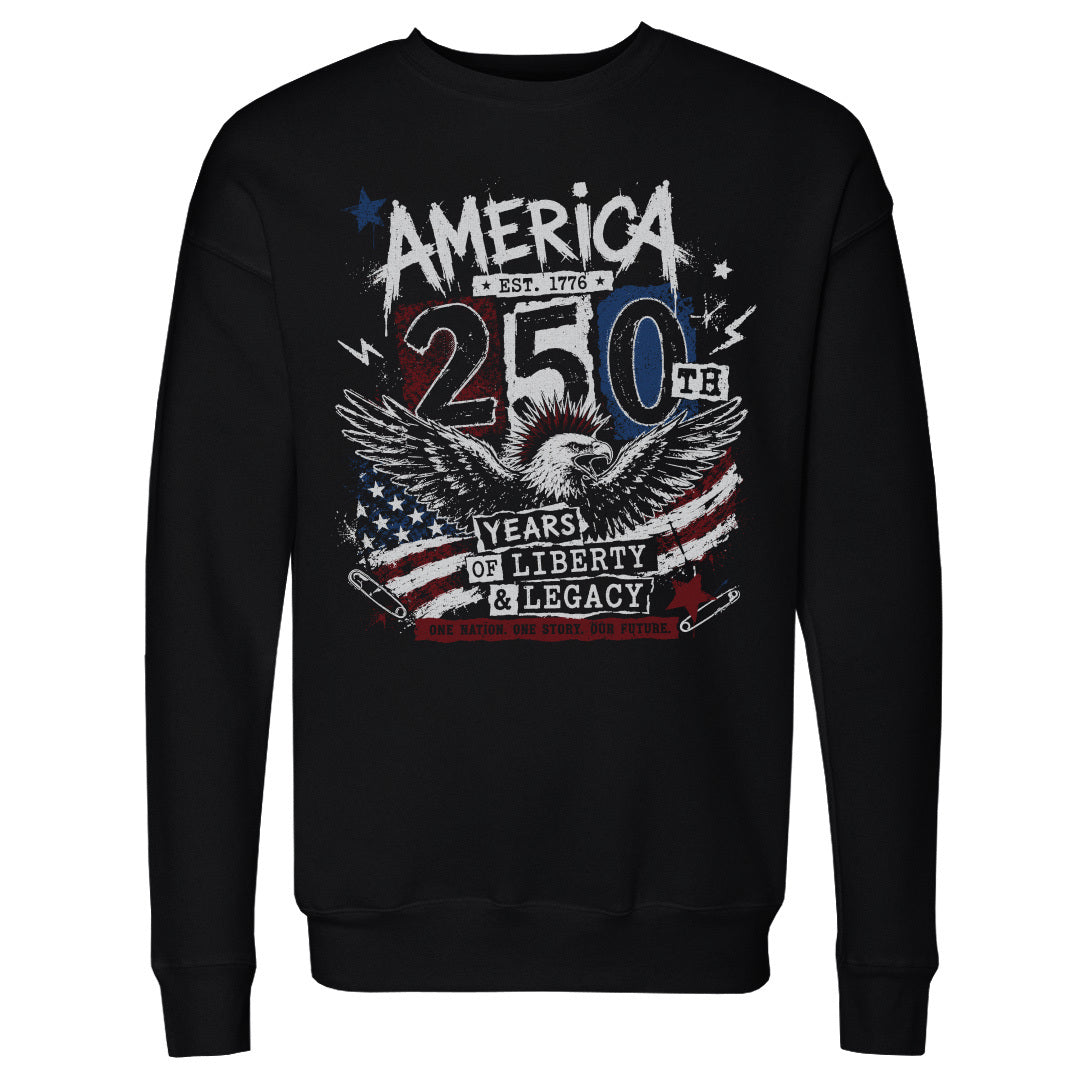 USA Men's Crewneck Sweatshirt | 500 LEVEL