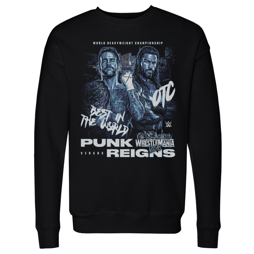 WrestleMania Men's Crewneck Sweatshirt | 500 LEVEL