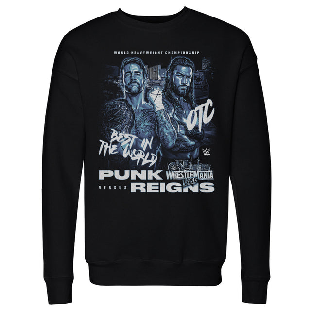 WrestleMania Men's Crewneck Sweatshirt | 500 LEVEL