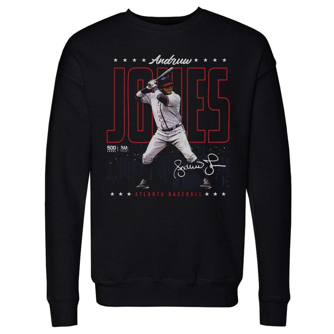 Andruw Jones Men's Crewneck Sweatshirt | 500 LEVEL