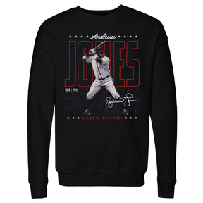 Andruw Jones Men's Crewneck Sweatshirt | 500 LEVEL