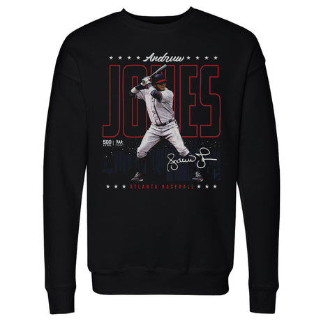 Andruw Jones Men's Crewneck Sweatshirt | 500 LEVEL